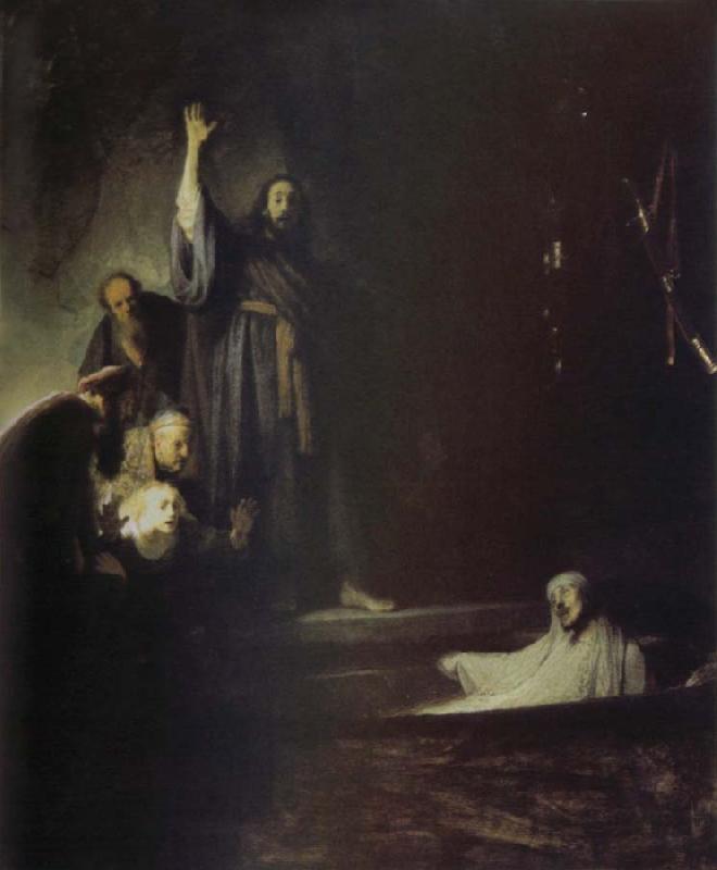 REMBRANDT Harmenszoon van Rijn The Raising of Lazarus